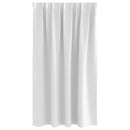 Mørklægningsgardiner med ringe 2 pcs Lys hvid 140 x 140 cm