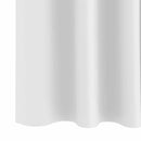 Mørklægningsgardiner med ringe 2 pcs Ren Hvid 245 x 140 cm