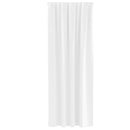Mørklægningsgardiner med ringe 2 pcs Ren Hvid 245 x 140 cm
