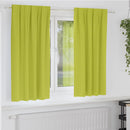 Mørklægningsgardiner med ringe 2 pcs Grøn 175 x 140 cm