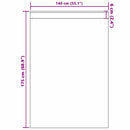 Mørklægningsgardiner med ringe 2 pcs Grøn 175 x 140 cm