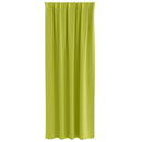 Mørklægningsgardiner med ringe 2 pcs Grøn 225 x 140 cm