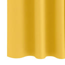 Mørklægningsgardiner med ringe 2 pcs Sennepsgul 225 x 140 cm