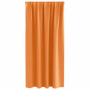 Mørklægningsgardiner med ringe 2 pcs Orange 175 x 140 cm
