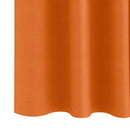 Mørklægningsgardiner med ringe 2 pcs Lys Orange 245 x 140 cm