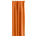 Mørklægningsgardiner med ringe 2 pcs Lys Orange 245 x 140 cm