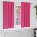 Mørklægningsgardiner med ringe 2 pcs Lys Pink 175 x 140 cm