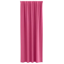 Mørklægningsgardiner med ringe 2 pcs Lys Pink 260 x 140 cm