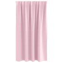 Mørklægningsgardiner med ringe 2 pcs Lyserød 140 x 140 cm