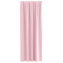Mørklægningsgardiner med ringe 2 pcs Lyserød 245 x 140 cm