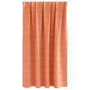 Mørklægningsgardiner med ringe 2 pcs Terrakotta 140 x 140 cm