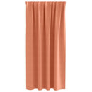 Mørklægningsgardiner med ringe 2 pcs Terrakotta 175 x 140 cm