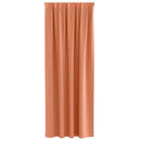 Mørklægningsgardiner med ringe 2 pcs Terrakotta 245 x 140 cm