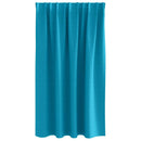 Mørklægningsgardiner med ringe 2 pcs Turkis 140 x 140 cm