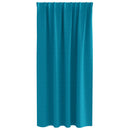 Mørklægningsgardiner med ringe 2 pcs Turkis 175 x 140 cm