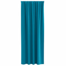 Mørklægningsgardiner med ringe 2 pcs Turkis 245 x 140 cm