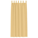 Mørklægningsgardiner med ringe 2 pcs Beige 245 x 140 cm