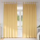 Mørklægningsgardiner med ringe 2 pcs Beige 260 x 140 cm