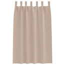 Mørklægningsgardiner med ringe 2 pcs Gråbrun 175 x 140 cm