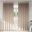 Mørklægningsgardiner med ringe 2 pcs Gråbrun 260 x 140 cm