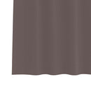 Mørklægningsgardiner med ringe 2 pcs Mørk Brun 260 x 140 cm