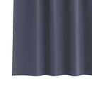 Mørklægningsgardiner med ringe 2 pcs Antracit 175 x 140 cm