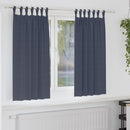 Mørklægningsgardiner med ringe 2 pcs Antracit 175 x 140 cm