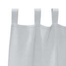 Mørklægningsgardiner med ringe 2 pcs Lysegrå 140 x 140 cm