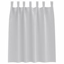 Mørklægningsgardiner med ringe 2 pcs Lysegrå 140 x 140 cm