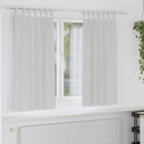Mørklægningsgardiner med ringe 2 pcs Bleg Grå 175 x 140 cm