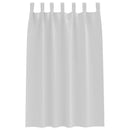 Mørklægningsgardiner med ringe 2 pcs Bleg Grå 175 x 140 cm