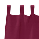 Mørklægningsgardiner med ringe 2 pcs Vinrød 225 x 140 cm