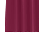 Mørklægningsgardiner med ringe 2 pcs Vinrød 260 x 140 cm