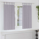 Mørklægningsgardiner med ringe 2 pcs Metal Grå 175 x 140 cm