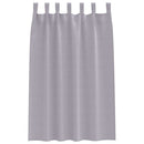 Mørklægningsgardiner med ringe 2 pcs Metal Grå 175 x 140 cm