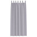 Mørklægningsgardiner med ringe 2 pcs Metal Grå 225 x 140 cm
