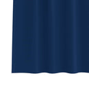 Mørklægningsgardiner med ringe 2 pcs Mørk blå 245 x 140 cm