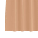 Mørklægningsgardiner med ringe 2 pcs Lys Brun 175 x 140 cm