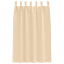 Mørklægningsgardiner med ringe 2 pcs Creme 175 x 140 cm
