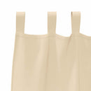 Mørklægningsgardiner med ringe 2 pcs Creme 245 x 140 cm