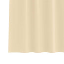 Mørklægningsgardiner med ringe 2 pcs Creme 245 x 140 cm