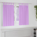 Mørklægningsgardiner med ringe 2 pcs Lilla 140 x 140 cm