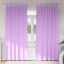 Mørklægningsgardiner med ringe 2 pcs Lilla 260 x 140 cm