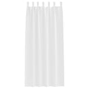 Mørklægningsgardiner med ringe 2 pcs Ren Hvid 245 x 140 cm