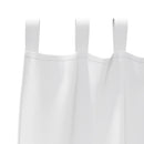 Mørklægningsgardiner med ringe 2 pcs Ren Hvid 260 x 140 cm