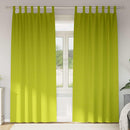 Mørklægningsgardiner med ringe 2 pcs Grøn 225 x 140 cm