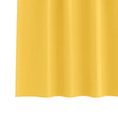 Mørklægningsgardiner med ringe 2 pcs Sennepsgul 245 x 140 cm
