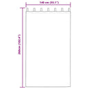 Mørklægningsgardiner med ringe 2 pcs Sennepsgul 260 x 140 cm