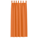 Mørklægningsgardiner med ringe 2 pcs Lys Orange 245 x 140 cm
