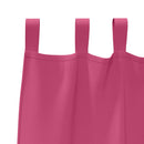 Mørklægningsgardiner med ringe 2 pcs Lys Pink 140 x 140 cm